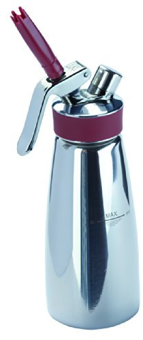 Siphon professionnel GOURMET WHIP. 3 douilles décors différentes. C 50 cl.