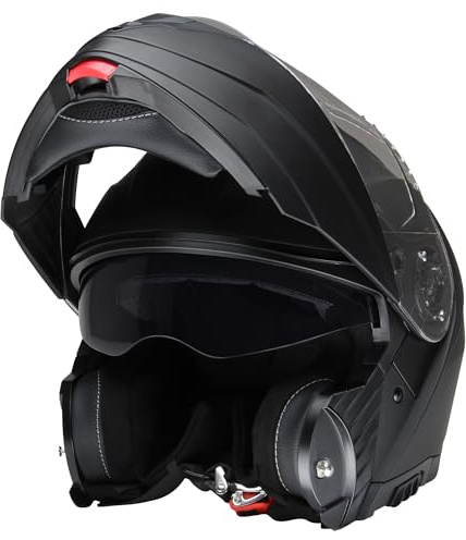 Klapphelm Integralhelm Motorradhelm CMX Vader matt schwarz