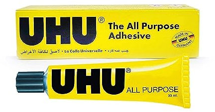 UHU all purpose adhesive clear glue 33ml tube better value than the 35ml version!