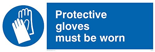 Viking Schilder mp286-l62-v Schutz Handschuhe zu tragen, Sign, Vinyl, 200 mm H x 600 mm W