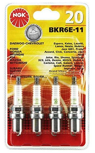 ngk spark plugs NGK20 Blister 4 Bougies BKR6E-11