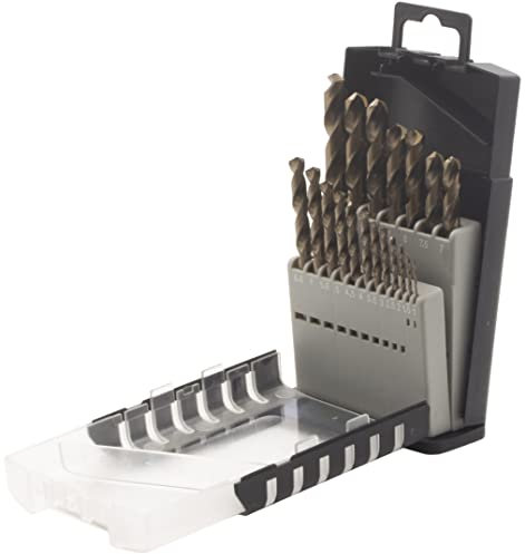 Krino 01155301 - Set Punte Rettificate In Cobalto Per Acciaio Inossidabile - 19 Pezzi