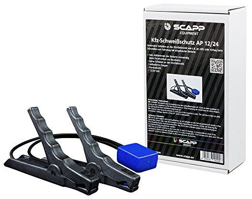 SCAPP Elektronischer Kfz-Schweißschutz AP 12/24 mit LED-Anzeige, vollisolierte Anschlußklemmen