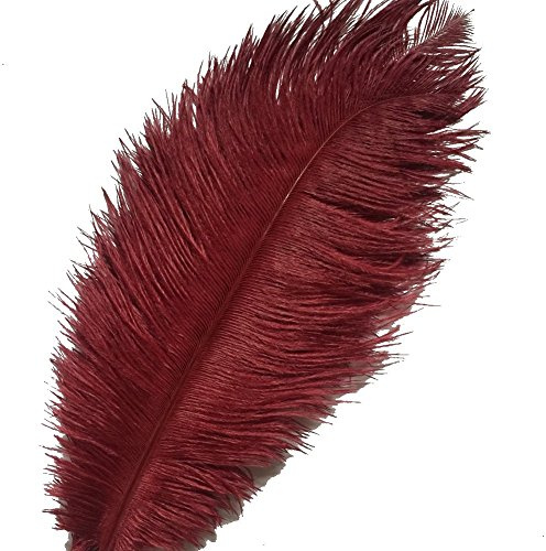 Sowder Lot de 10 plumes d’autruche pour décoration d'intérieur, mariage 30 à 35 cm
