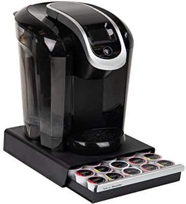 Mind Reader Schublade zur Aufbewahrung von Kaffeekapseln, für 30 K-Cups, 35 CBTL, Verismo, Schwarz