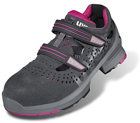UVEX S1 SRC, Scarpe di Sicurezza Donna, Grigio Rosa, 37 EU