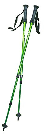 Outdoor Products Apex Trekking Pole Set (Black) (Lime)
