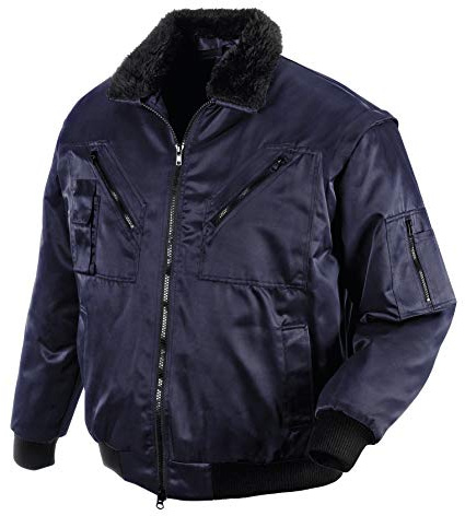 teXXor Piloten Oslo Arbeitsjacke mit abnehmbaren Ärmeln, S, marine, 4174