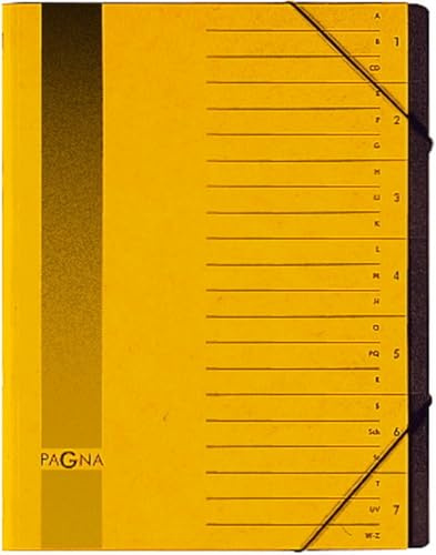 Pagna Ordnungsmappe 7 Fächer gelb
