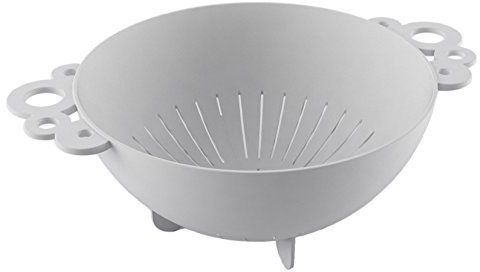 Giostyle Scolapasta ForMe | Bianco | Made in Italy | Plastica 100% Riciclabile