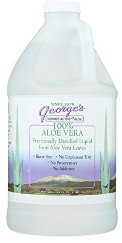 George s Aloe Vera - 64 fl oz - Fractionally Distilled Liquid from Aloe Vera Leaves - Anthraquinone Free