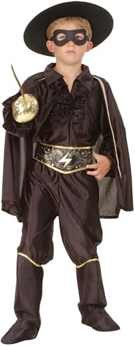 P'TIT Clown re88122 - Costume enfant luxe bandit masqué, S 4/6 ans