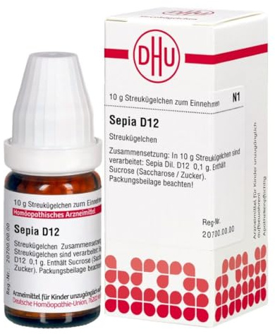 DHU Sepia D12 Streukügelchen, 10 g Globuli