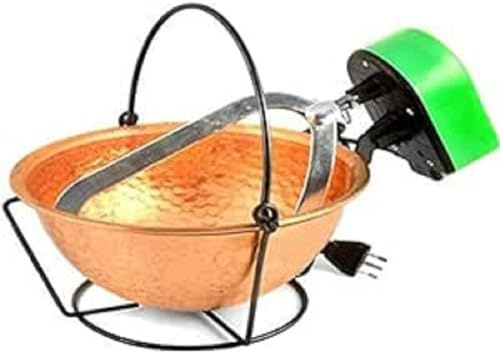 OFFICINE Home Olla eléctrica para Polenta de Cobre Puro, Fabricada en Italia
