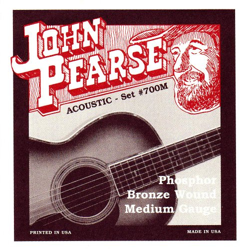 John Pearse Saitensatz für Akustikgitarren Medium Phosphorbronze
