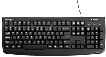 Kensington Pro Fit USB Washable Keyboard, Black (K64407US),17-3/4 Width