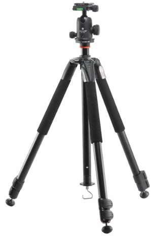 Vanguard Alta+ 263AB 100 Aluminiumstativ (2 Auszüge, Belastbarkeit bis 5kg, max. Höhe 165 cm) mit Kugelkopf SBH-100