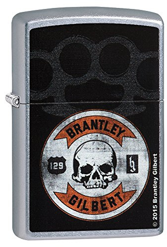 Zippo Brantley Gilbert Pocket Lighter, Street Chrome
