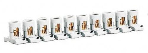 Legrand LEG34000 - Série de 10 BORNES séparables capacité 2 Pas 15 mm x 6 mm