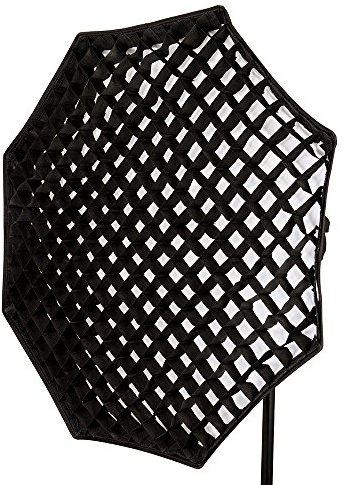 Pixapro 120cm 4ft Octagonal Grid Bowens Fit Softbox Honeycomb Octobox Studio Photo Shooting Round Circular Diffuser Box Durable Key Light Soft Lightbox Portrait Product Photography (120cm With Grid)