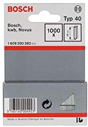 Bosch 1000x Clavos tipo 40 | Longitud 19 mm, Professional Accesorios Grapadora a batería, Grabadora de mano