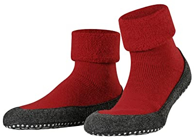 FALKE herr Cosyshoe Toffelsocka halkskyddande noppor på filtsulan bekväm varm med plysch slitstark andningsaktiv klimatanpassande lukthämmande ull 1 par