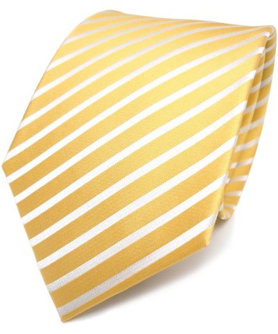 TigerTie Designer Seidenkrawatte in gestreift
