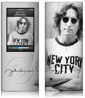 Musicskins John Lennon – New York City för Apple iPod Nano (5:e generationen)