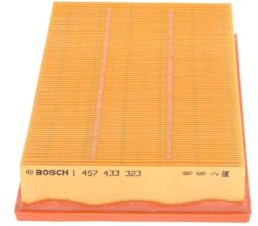 Bosch S3323 Car Air Filter - Replacement Filter | Separates Particles from the Air Intake - Moisture-resistant plus High Tensile Strength