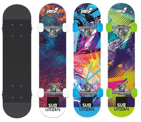 Mandelli Sub Urban, Skateboard Ungdom Unisex, Celestial, 80 cm