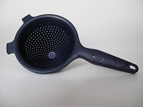 TUPPERWARE Küchenhelfer Sieb Spitzsieb 500 ml dunkelblau D185 konisches Sieb 9876