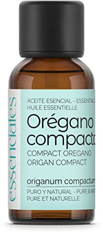 Essenciales - Aceite Esencial de Orégano Compacto/Salvaje, 100% Puro, 30 ml | Aceite Esencial Origanum Compactum