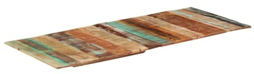 vidaXL Tischplatte Rechteckig 60x140 cm 15-16mm Altholz Massiv