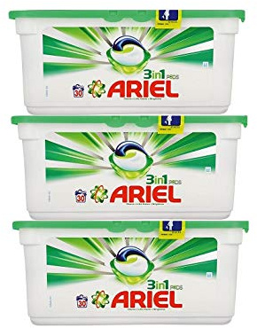 Ariel Waschmittel 3in1 Pods - Original (3x30) - 90 Wäschen