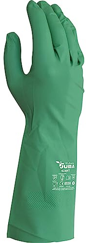 Juba G, sin soporte nitrilo biodegradable, verde - SIZE: 8