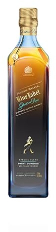 Johnnie Walker Blue Label - Ghost & Rare, Port Dundas Blended Scotch Whisky, Seltenste Whiskys in einer Abfüllung, handgefertigt in Schottland, 43.8% vol, 700ml Flasche |
