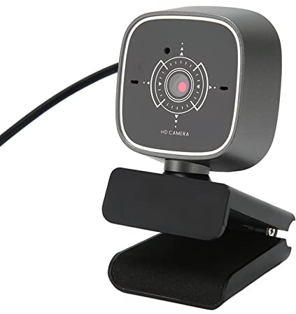 VBESTLIFE Webcam USB 1080P avec Double Microphone pour Chat Vidéo pour Ordinateur Portable
