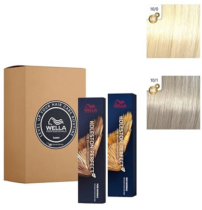 Wella Koleston Perfect ME+ Rich Naturals 10/1 Hellstes Blond/Asch 60ml & Koleston Perfect ME+ Pure Naturals 10/0 Hellstes Blond/Natur 60ml