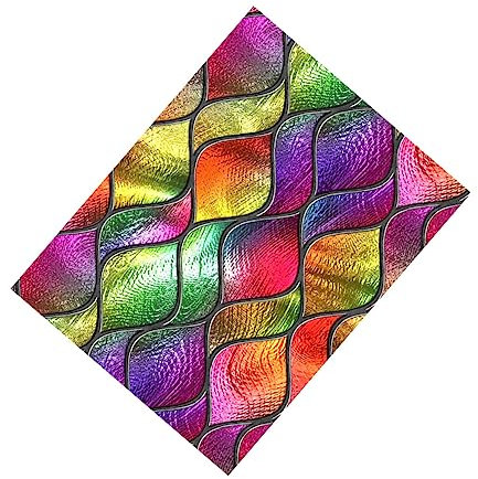 PRETYZOOM 1Stk Cellophan Fensterfolie Glasfolien für Schiebetüren statisch Retro-Aufkleber gefrorenes Glas Abnehmbarer Fensteraufkleber dekoratives Fenstervinyl kein Kleber Applikationen PVC