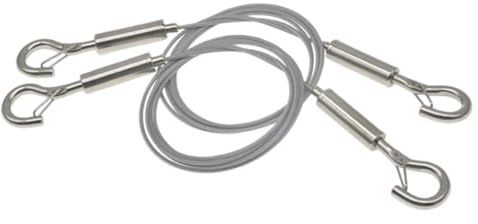 OSALADI 2pezzi Cavo Di Acciaio Inossidabile Per Appendere Foto e Durevole Per Cornici e Illuminazione Facile Da Installare