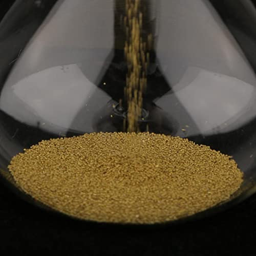 Xiaojikuaipao Clessidra a forma di uovo in vetro di sabbia, 3 minuti, alla moda, regalo per compleanno, regalo di Natale, oro, decorazione per casa e ufficio, orologio con sabbia da 3 minuti, perfetto