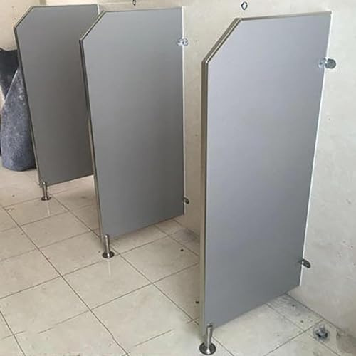 Tablero De Partición De Baño Público,mampara de baño Tabique Separador De Urinario Para Paredes,Mamparas sanitarias para urinarios de pie,Con herrajes de acero inoxidable,Utilizado en hoteles y escuel