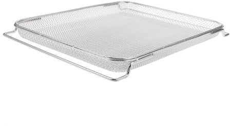 TOPBATHY Stainless Steel Frying Basket Air Fryer Basket Non-Stick Fry Holder for Foodisp Oven Use Kitchen Cooking Tool