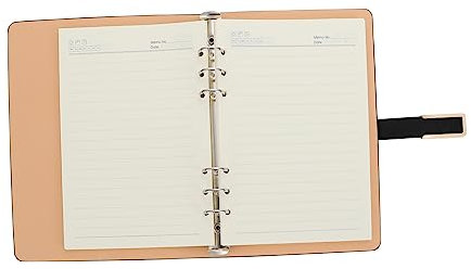 FUNOMOCYA Agenda-planungsnotizbuch Für Männer Schreibtagebuch Mit Terminplaner Büro-notizblock Aus Pu Und Papier