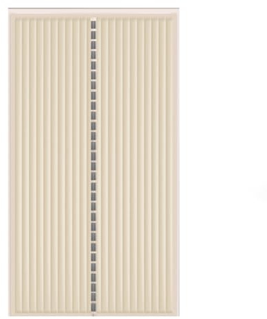 Cozomiz Isolant Thermique Isolation Porte avec Magnétique Rideau De Porte Isolant Coton Rideau d'occultation Coupe-Vent Imperméable Isolation Phonique Beige 140x210cm