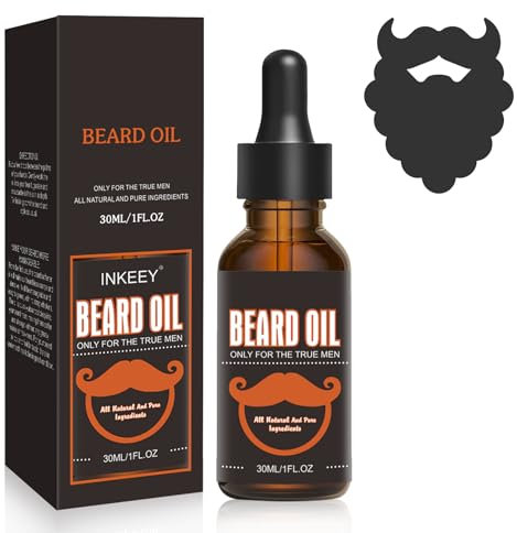 Eazerom 07 Huile Barbe Homme,30ml,Nourrit & Assouplit la Barbe,Huile à Barbe Rafraîchissante,Huile Barbe Longue et Visage Homme,Huile pour Barbe Adoucissante et Protectrice pour les Barbes Longues