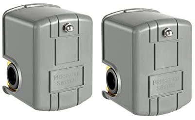 Asyduey Wasserdruckschalter Brunnendruckschalter für Brunnenpumpe 40–60 Psi 1/4 Innengewinde NPT