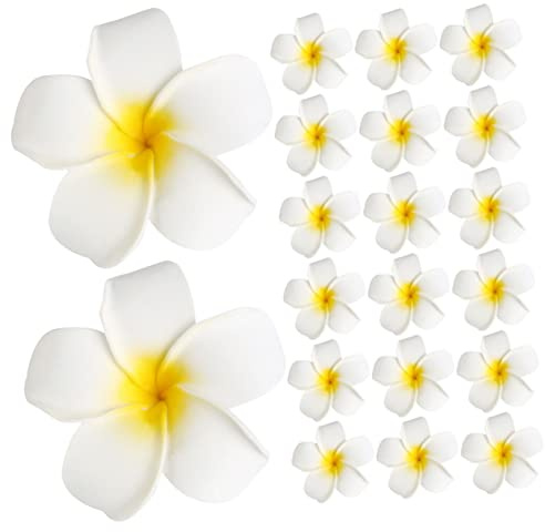 Mobestech Plumeria Blumen Haarspangen Aus Eva 9cm Haarklammern Mit Stabilem Clip Modischer Kopfschmuck Für Damen Und Mädchen Geeignet Für Alltag Party Und Urlaub