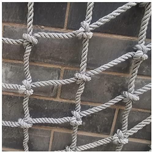 Filet de Sécurité pour Enfants Filet Escalade,Corde d'escalade Exterieur Escalade Enfant Descalade Grimper Suspendu Arbre Grand Climbing Rope Ladder Nylon(10mm-10cm,1X7m/3.3X22.97ft)