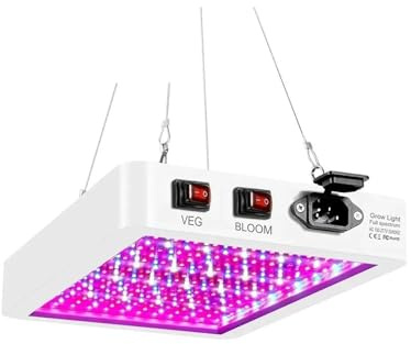 ZKLGS Lampe de Plante, 4000/5000W LED à Spectre Complet lumière de Croissance IP65 Ampoules de Plantes Lampe hydroponique Lampes de Serre boîte d'éclairage de Croissance de Fleurs(4000W 216leds)